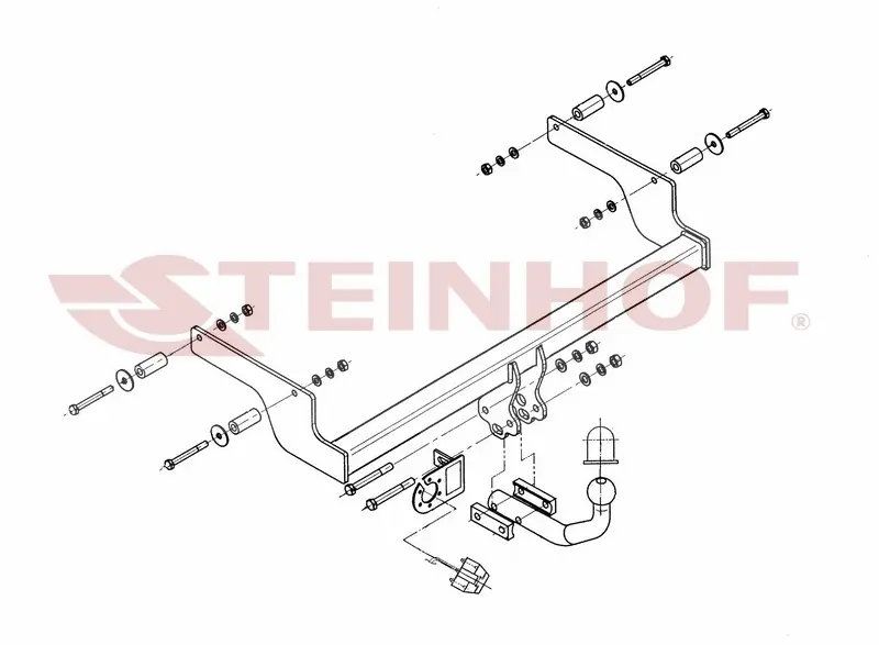 Tilhengerfeste DACIA Logan 4D 07/2008 - 2013 – bilde 2