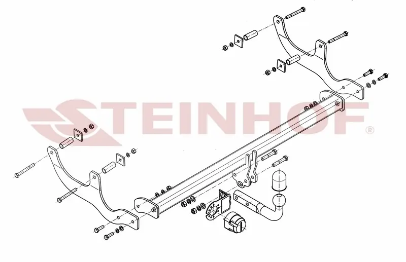 Tilhengerfeste DACIA Sandero Stepway 2008 - 2012