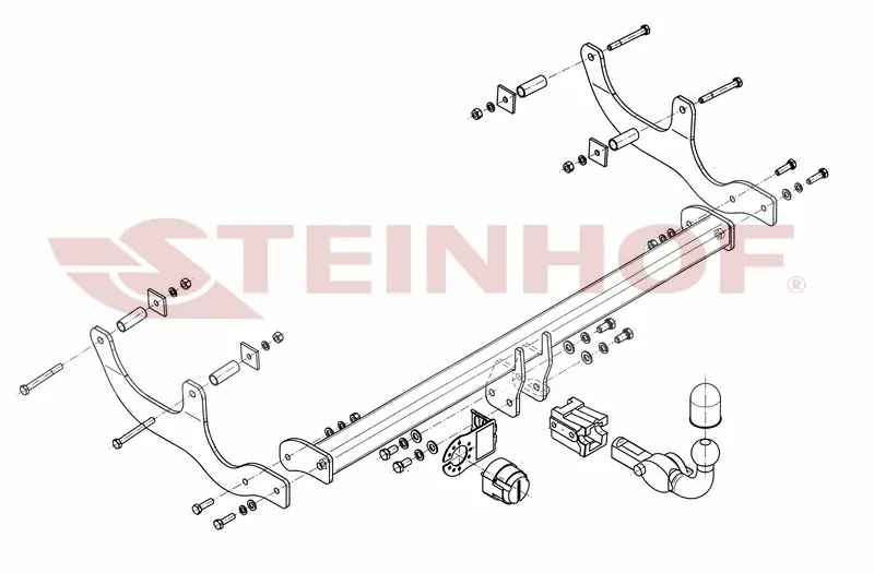 Tilhengerfeste DACIA Sandero Stepway 2008 - 2012