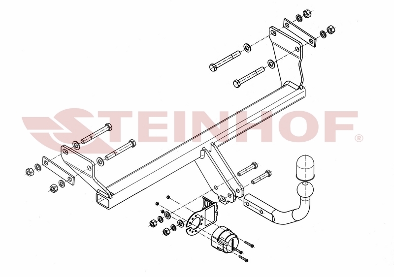 Tilhengerfeste Dodge Caliber 2006 - 2011 – bilde 2