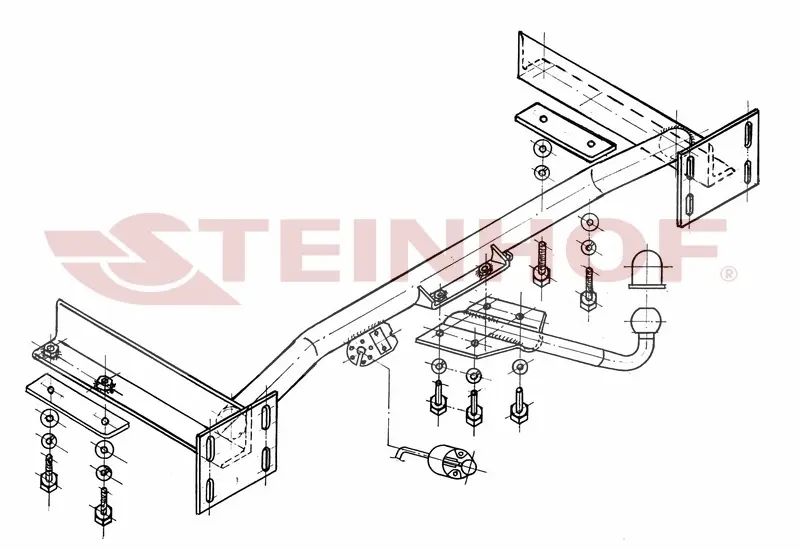 Tilhengerfeste DODGE Caravan /                        Grand Caravan 09/1995 - 04/2001