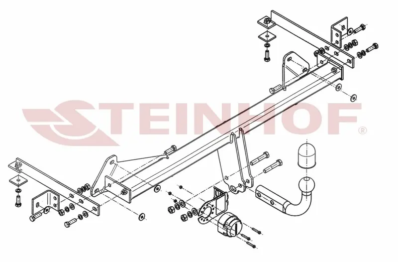 Tilhengerfeste Fiat 500L 2012 - 2022 Image 1