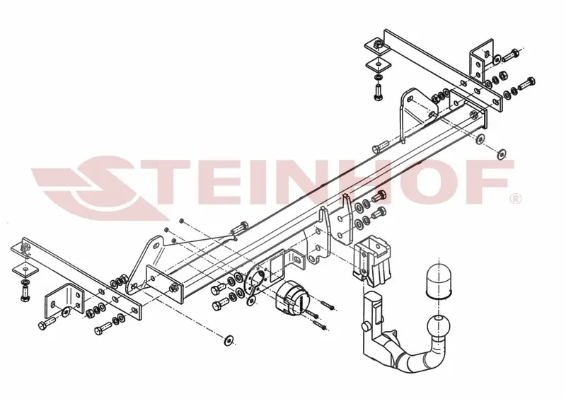 Tilhengerfeste Fiat 500L 2012 - 2022 – bilde 2