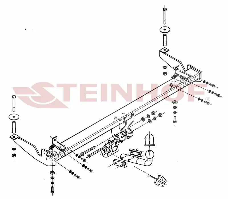Tilhengerfeste FIAT Doblo (inkl. Cargo Maxi) 2000 - 2009 – bilde 2
