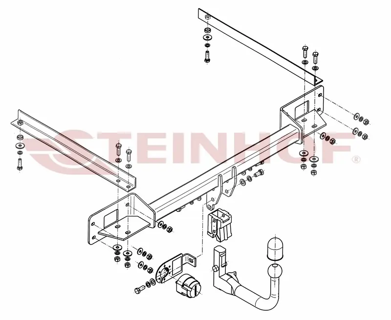 Tilhengerfeste FIAT Linea 4D 2007 - 2015