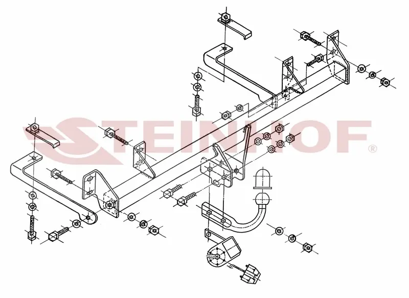 Tilhengerfeste Fiat Panda II 2003 - 2011 – bilde 2