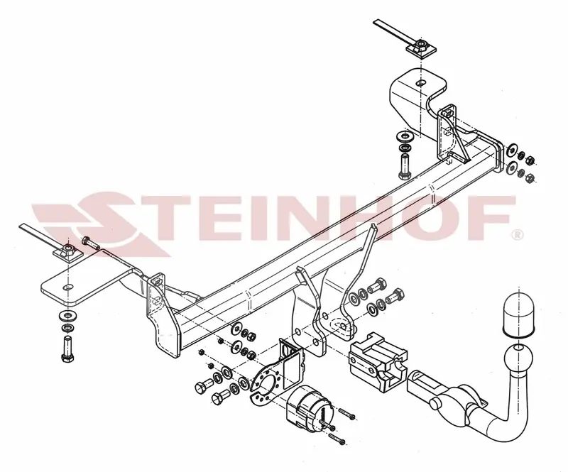 Tilhengerfeste FIAT Panda II 4x4 (4WD) 2004 - 2011