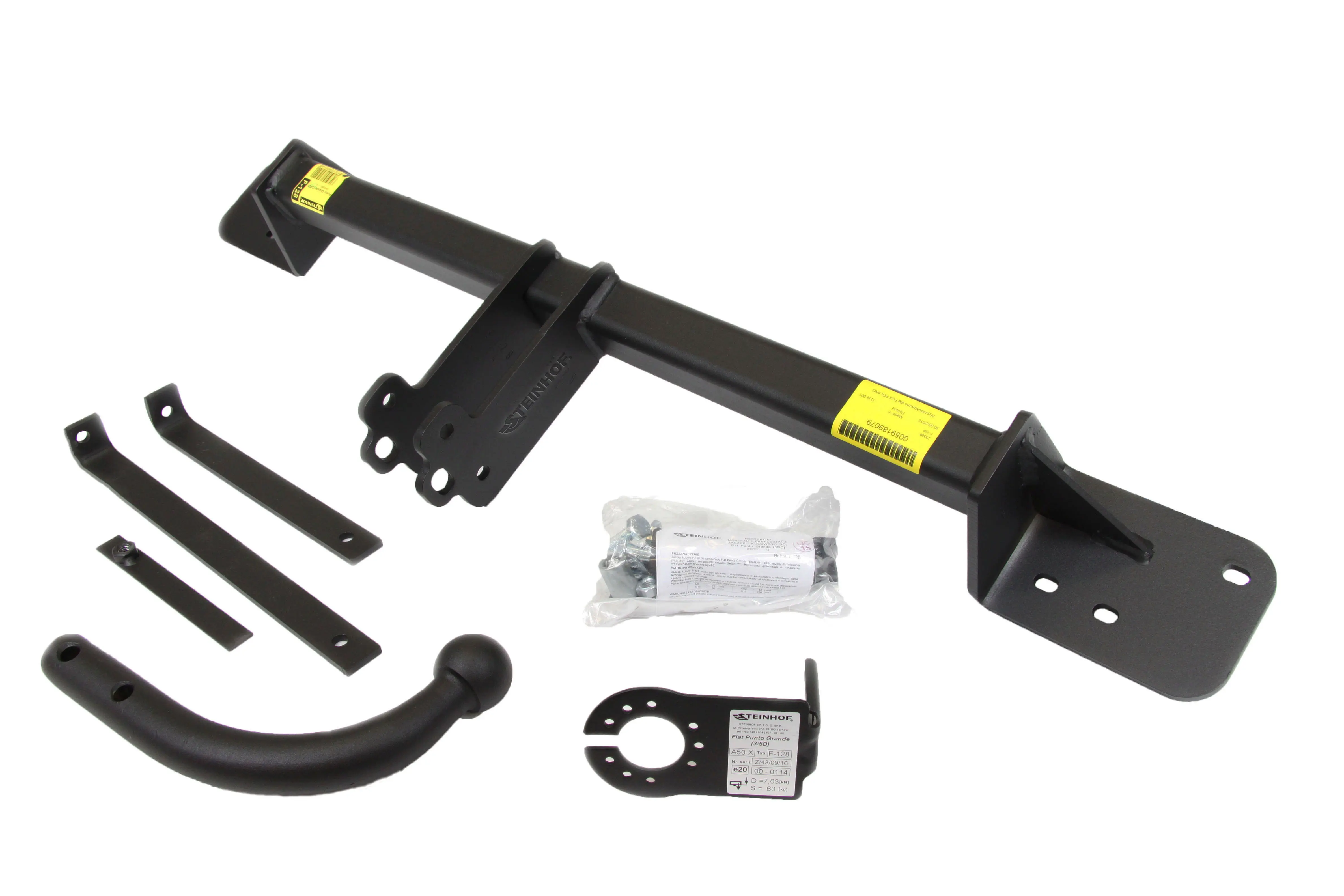 Tilhengerfeste FIAT Punto 3/5D 2012 - ...