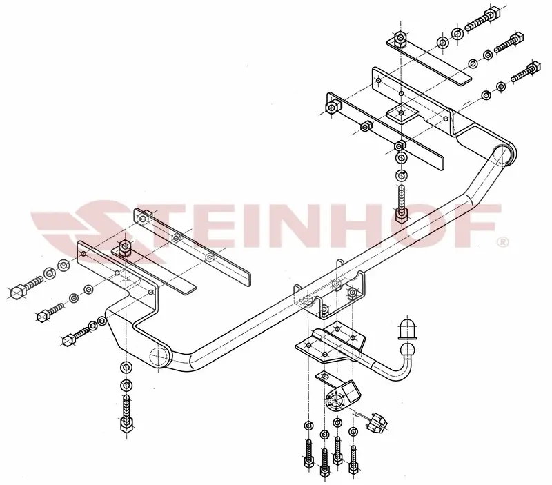 Tilhengerfeste FIAT Stilo 3D 10/2001 - 2010