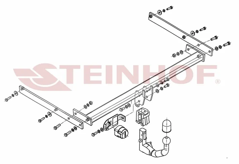 Tilhengerfeste FORD Edge inkl. version USA 08/2015 - ...