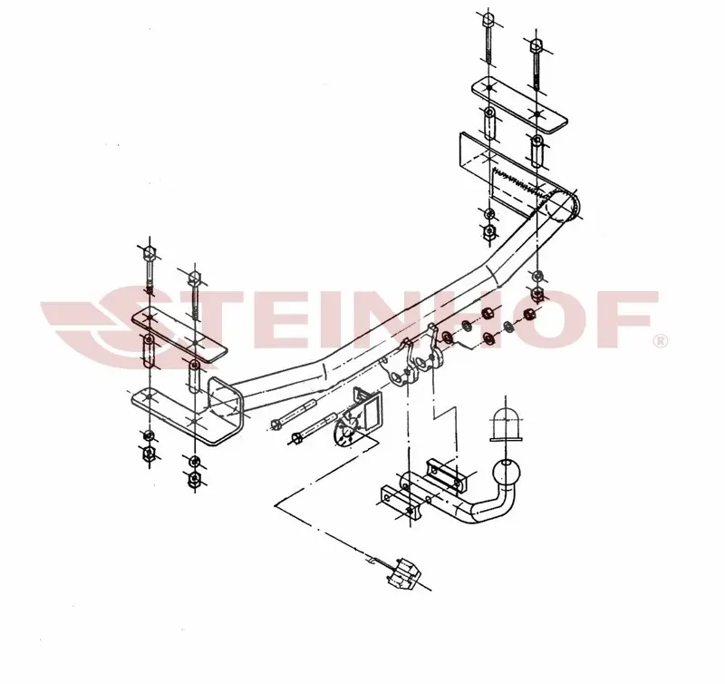 Tilhengerfeste FORD Escort Bolero 3/5D 1995 - ...