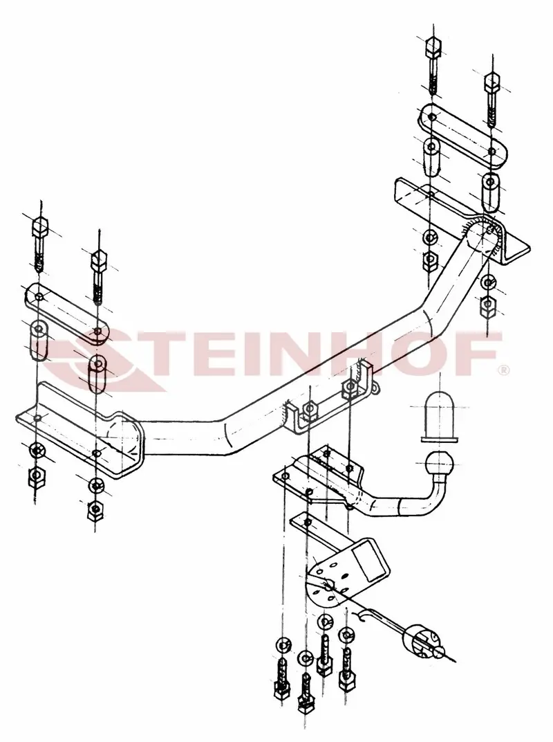 Tilhengerfeste Ford Fiesta Mk4 1995 - 2002 – bilde 2