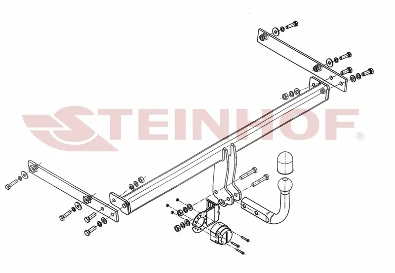 Tilhengerfeste Ford Fiesta Mk6 2008 - 2017 – bilde 2
