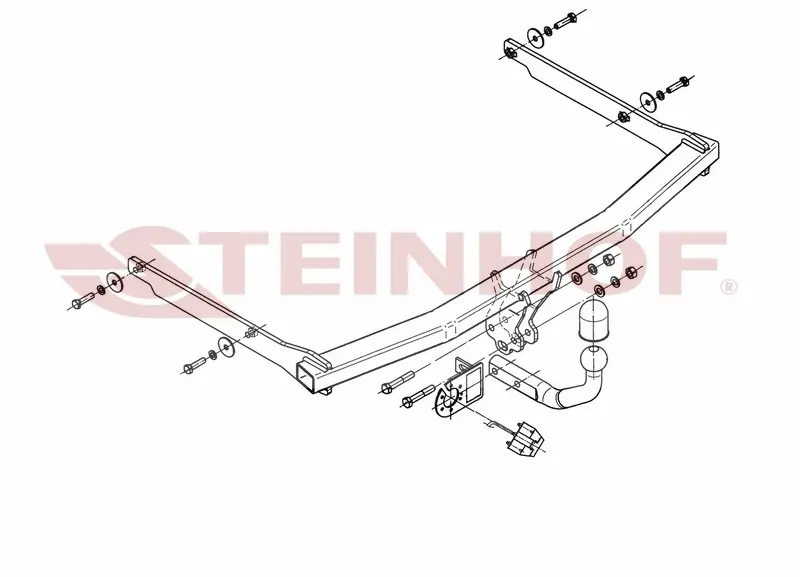 Tilhengerfeste FORD Focus II 3/5D 10/2004 - 05/2011 – bilde 2