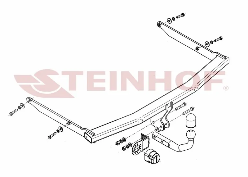 Tilhengerfeste FORD Focus III 4D 04/2011 - 2018