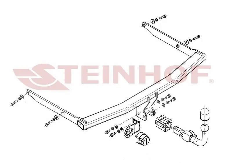 Tilhengerfeste FORD Focus III 4D 04/2011 - 2018