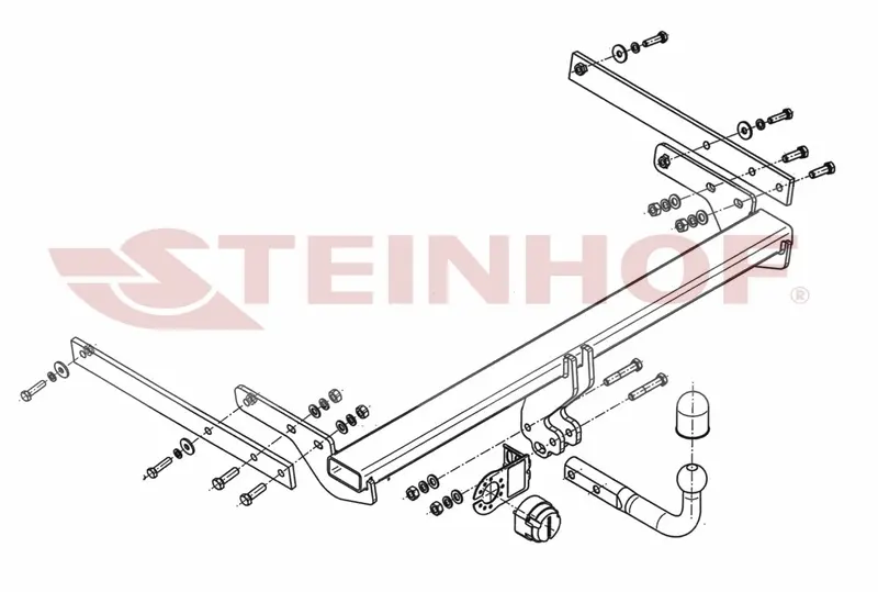 Tilhengerfeste Ford Kuga II 2013 - 2019 – bilde 2