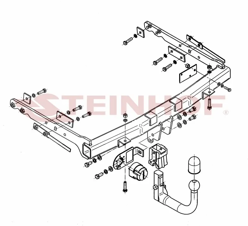 Tilhengerfeste Ford S-Max I 2006 - 2014 – bilde 2