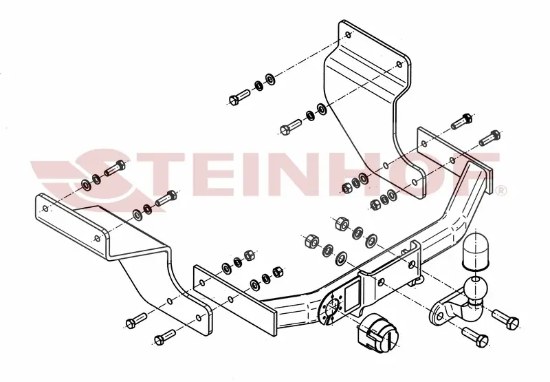 Tilhengerfeste Ford Transit Connect I 2009 - 2013 – bilde 2