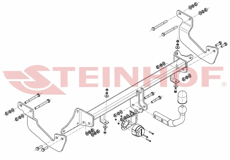 Tilhengerfeste Ford Transit Courier I 2014 - 2023 – bilde 2