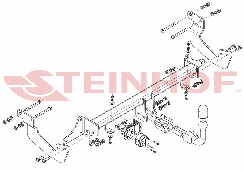 Tilhengerfeste Ford Transit Courier I 2014 - 2023