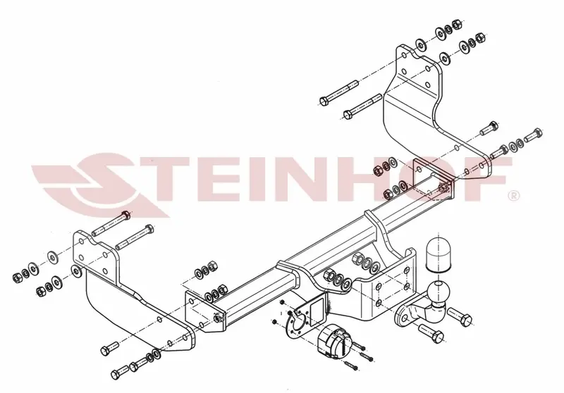 Tilhengerfeste Ford Transit Custom I 2012 - 2023