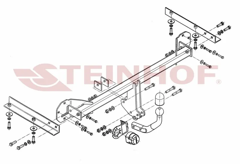 Tilhengerfeste HONDA Civic 5D 2012 - 12/2014