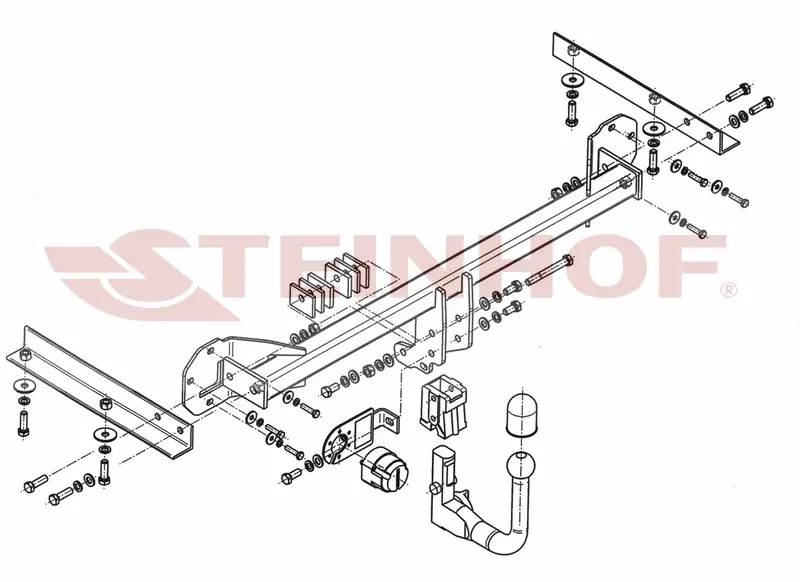 Tilhengerfeste HONDA Civic 5D 2012 - 12/2014