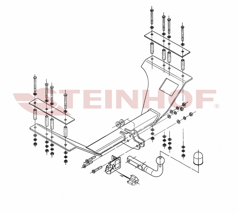 Tilhengerfeste Honda CR-V II 2001 - 2006 | Not suitable for mounting the bicycle carrier – bilde 2