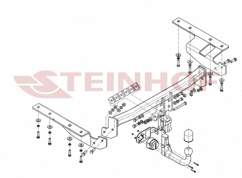 Tilhengerfeste Honda CR-V III 2006 - 2012 | american version