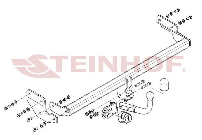 Tilhengerfeste HYUNDAI Accent 4D 2006 - 2010