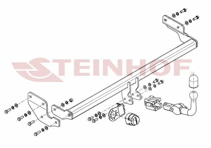 Tilhengerfeste HYUNDAI Accent 4D 2006 - 2010