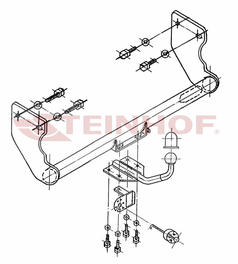 Tilhengerfeste HYUNDAI Atos 3/5D 1998 - 2008 Image 1
