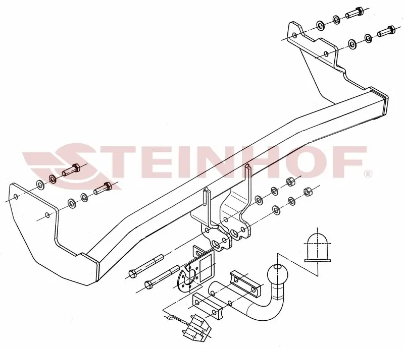 Tilhengerfeste HYUNDAI Getz 3/5D 11/2005 2009