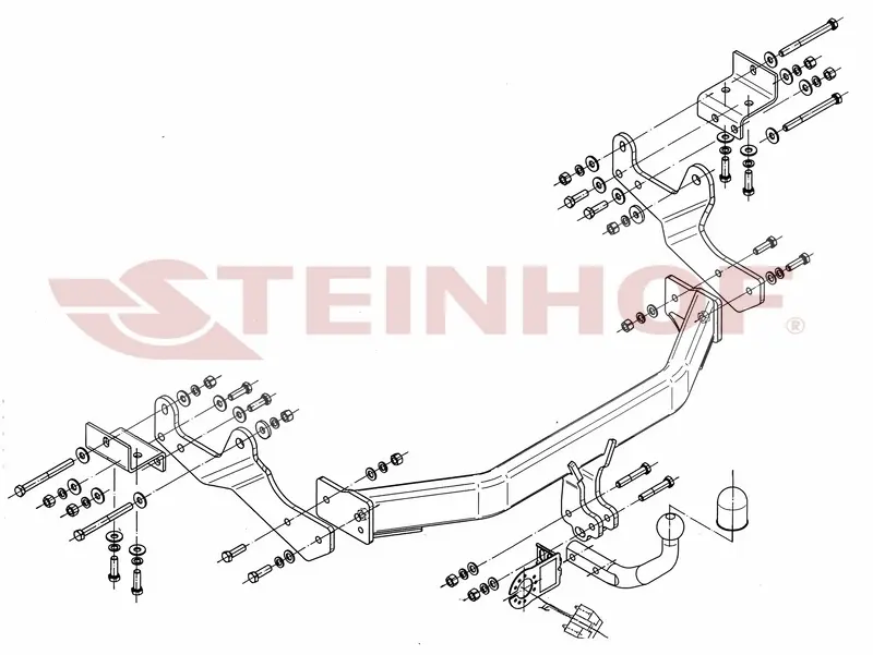 Tilhengerfeste HYUNDAI H1 / H300 Van, Minibuss 2008 - ...