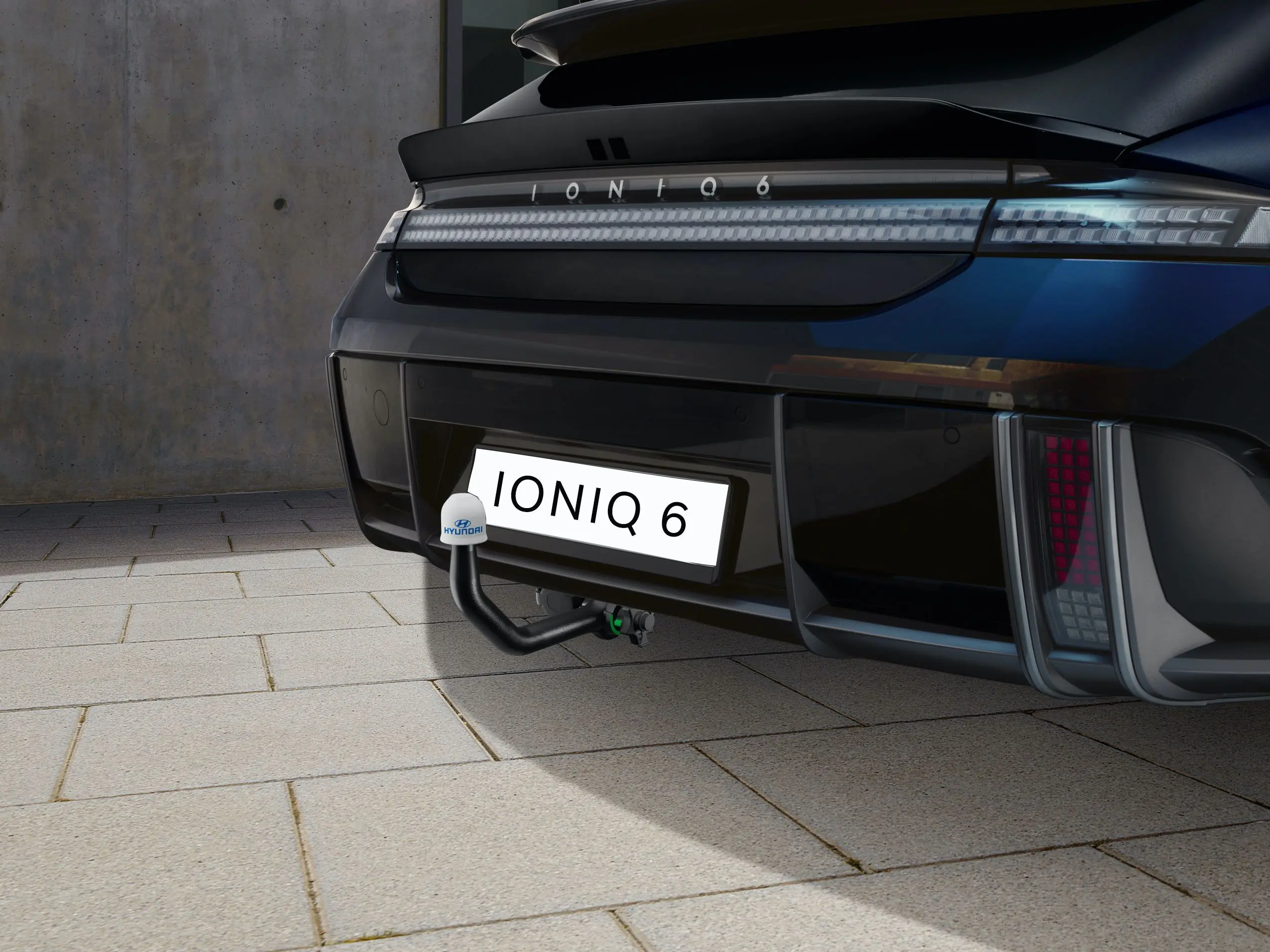 Tilhengerfeste Hyundai Ioniq 6 2022 -> │ Avtagbart (Coated steel) Image 1