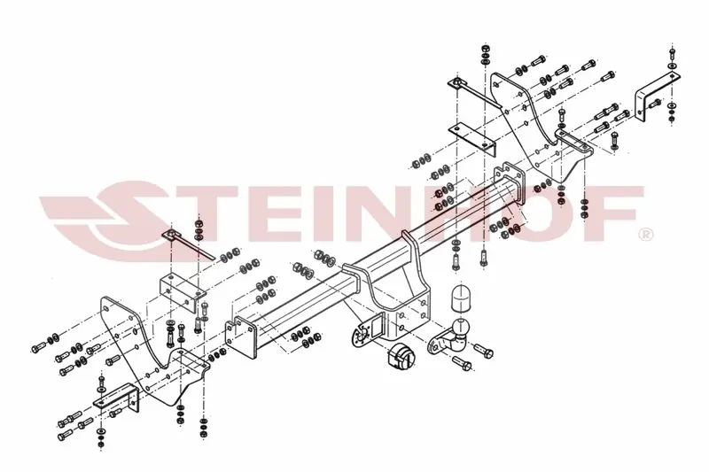 Tilhengerfeste Isuzu D-Max II 2012 - 2019
