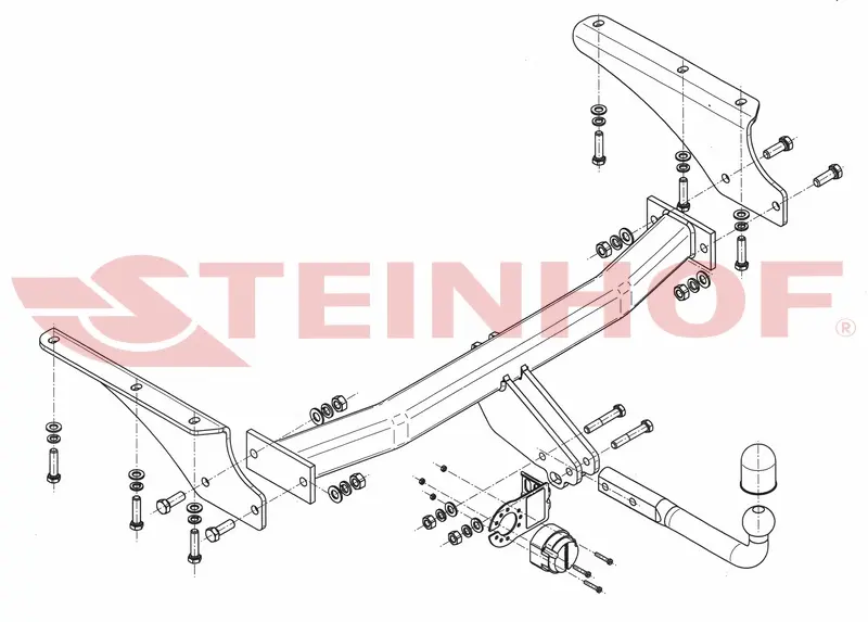 Tilhengerfeste Jeep Cherokee III 2001 - 2007