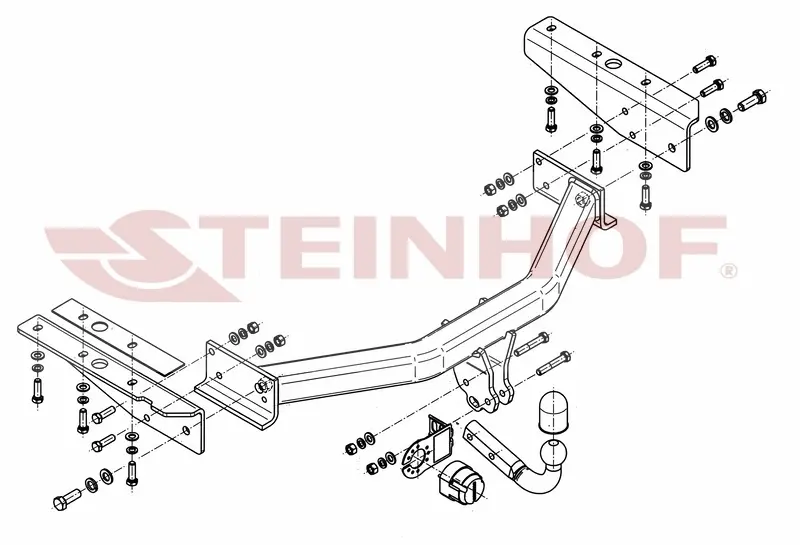 Tilhengerfeste Jeep Cherokee IV 2007 - 2012