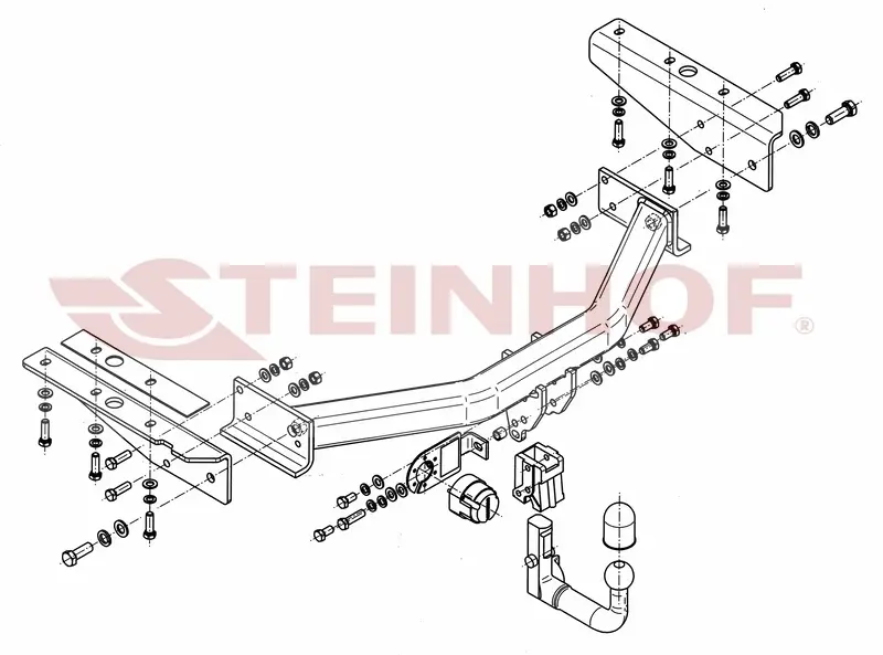 Tilhengerfeste Jeep Cherokee IV 2007 - 2012