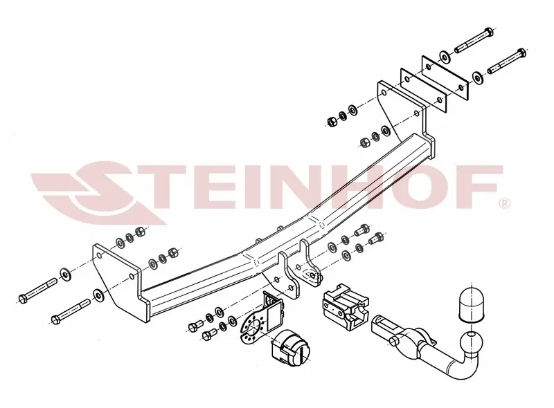 Tilhengerfeste JEEP Patriot (MK74) 2007 - 2011