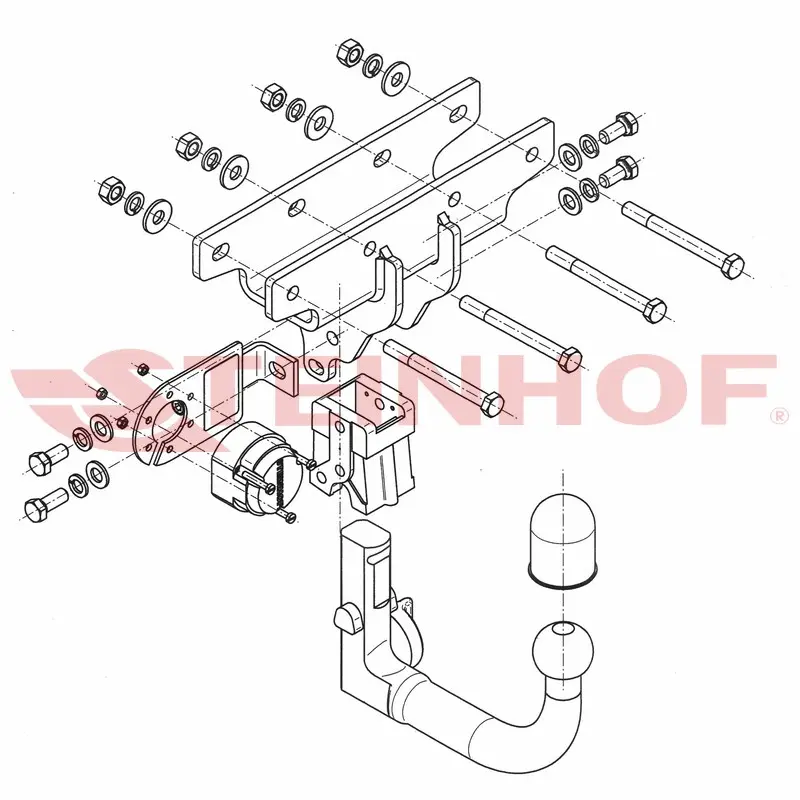 Tilhengerfeste Jeep Wrangler JK 2006 - 2018 – bilde 2