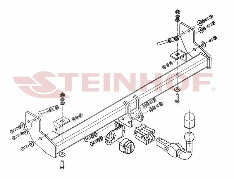 Tilhengerfeste Jeep Wrangler TJ 1996 - 2006