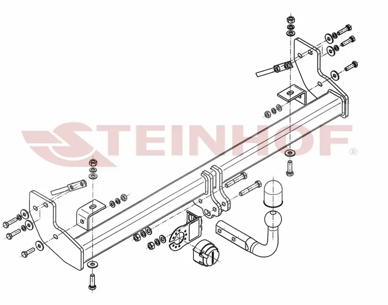 Tilhengerfeste Jeep Wrangler TJ 1996 - 2006