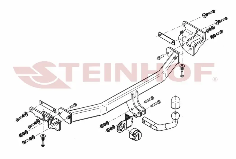 Tilhengerfeste KIA Carens 2013 - ...