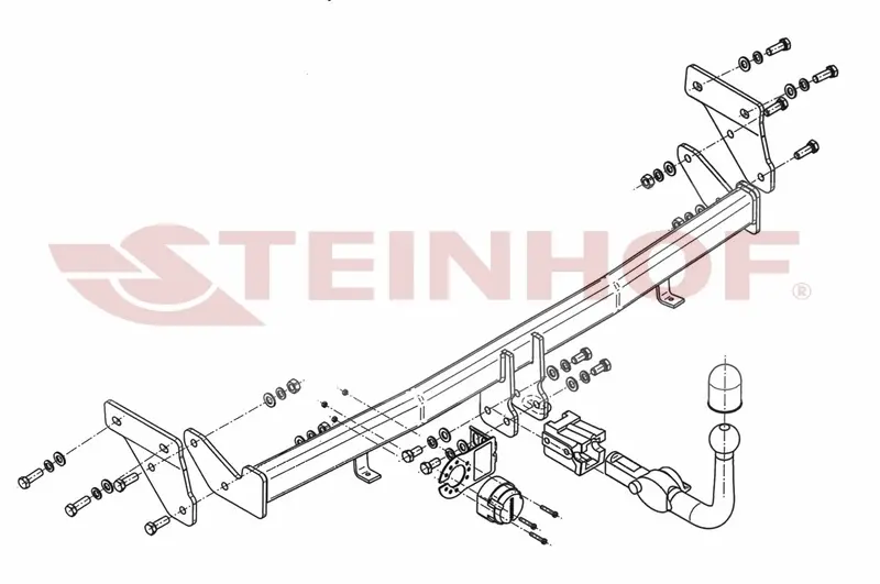 Tilhengerfeste Kia Rio III 2011 - 2017
