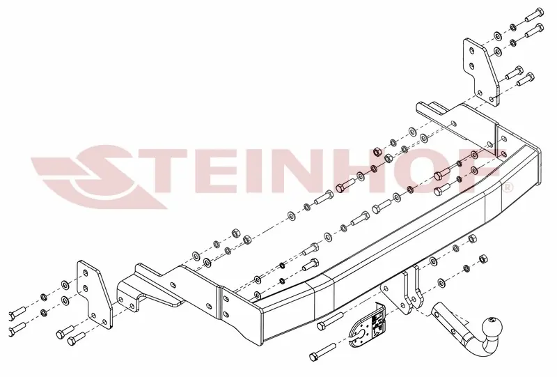 Tilhengerfeste Kia Sorento I 2002 - 2006