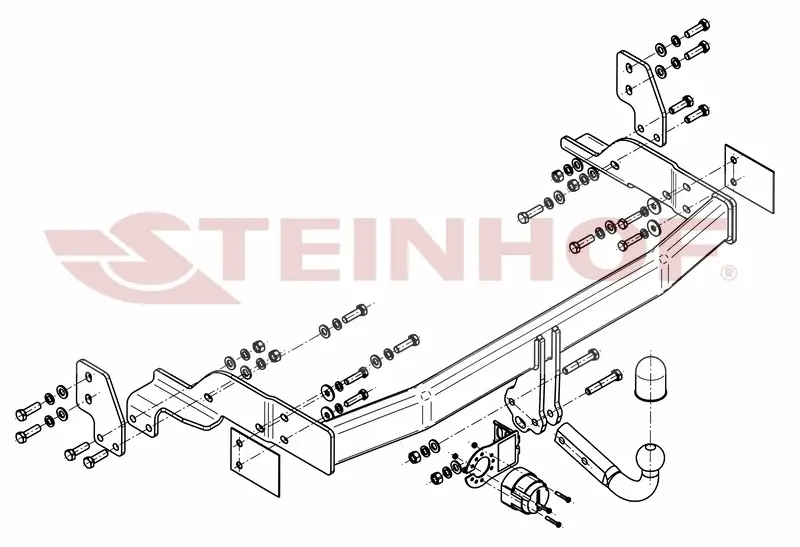Tilhengerfeste Kia Sorento I 2002 - 2006 – bilde 2