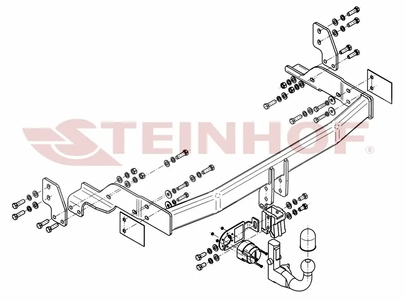 Tilhengerfeste Kia Sorento I 2002 - 2006