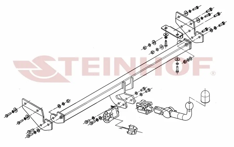Tilhengerfeste Kia Soul I 2008 - 2013